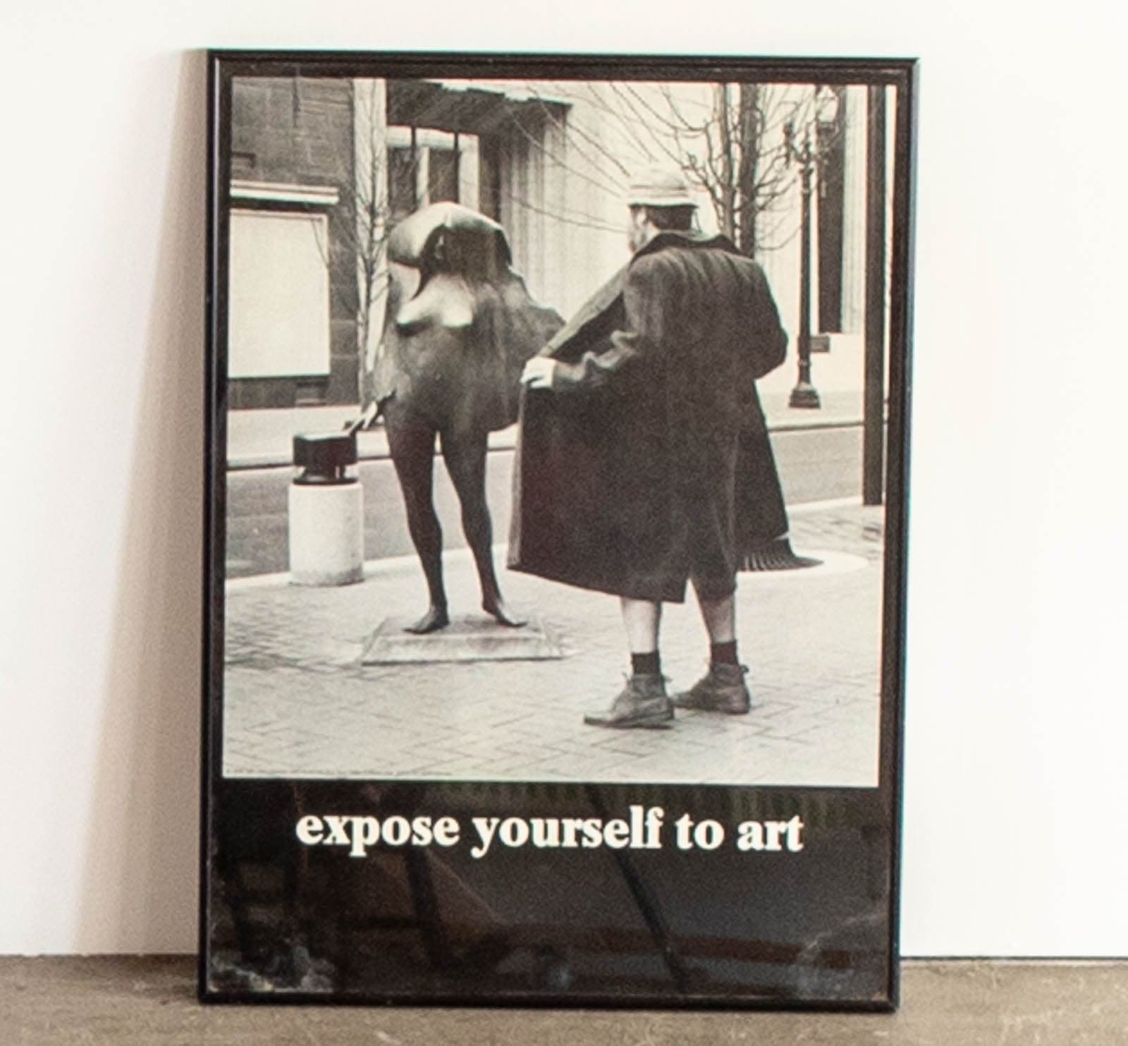 Framed Print, "Expose Yourself to Art", by M Ryerson - Image 1