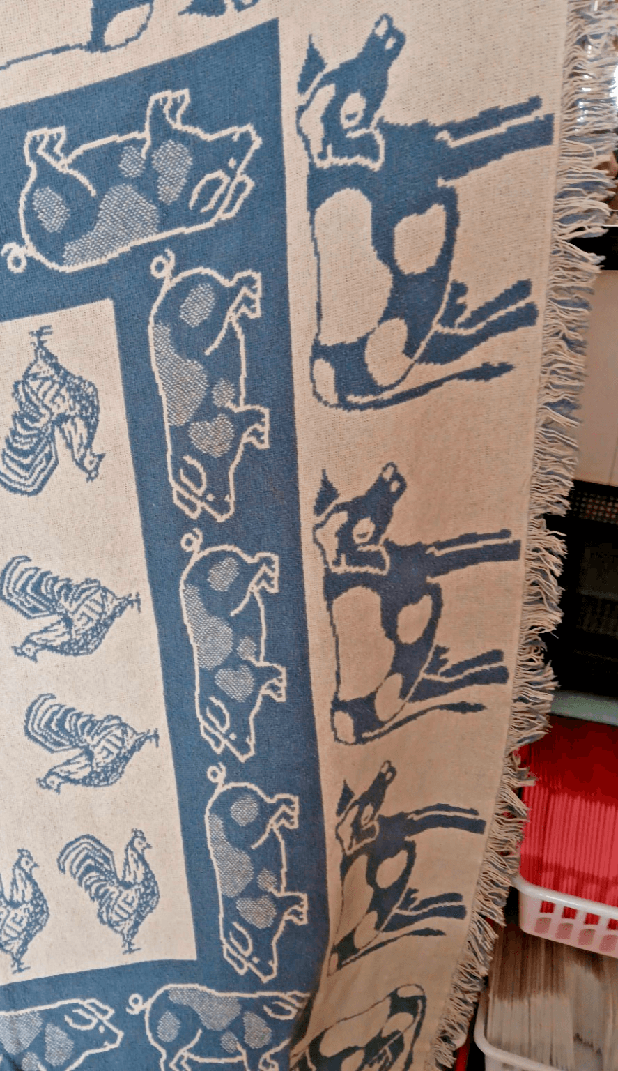 Farmhouse Cow Chicken Pig Blanket Throw Blanket Soft Fuzzy Travel Blanket for... - Thumbnail 4