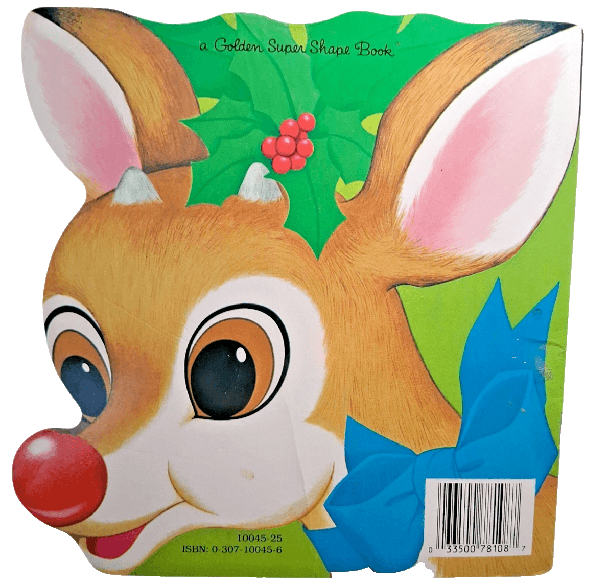 Rudolph the Red Nosed Reindeer A Golden Book Shape Book, 24 Pages, 1972, Age 4+ - Thumbnail 2