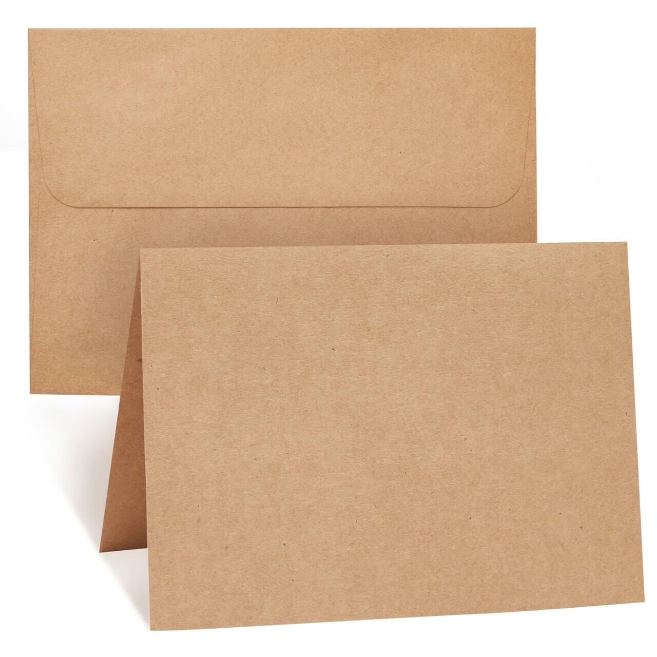 Blank Cards and Envelopes 9 Pack, 5 x 7 A7 (5x7), Brown Kraft - Image 1