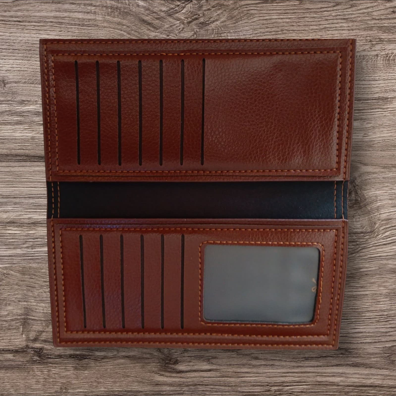 Long Wallet Multi-layer Card Case Driving License Cover PU Wallet - Image 1