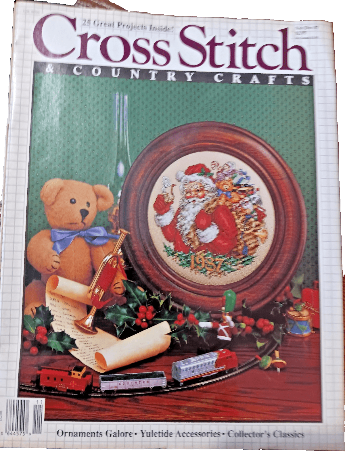 Cross Stitch & Country Crafts Nov/Dec 1987 - Collector's Classic - Yuletide - Thumbnail 3