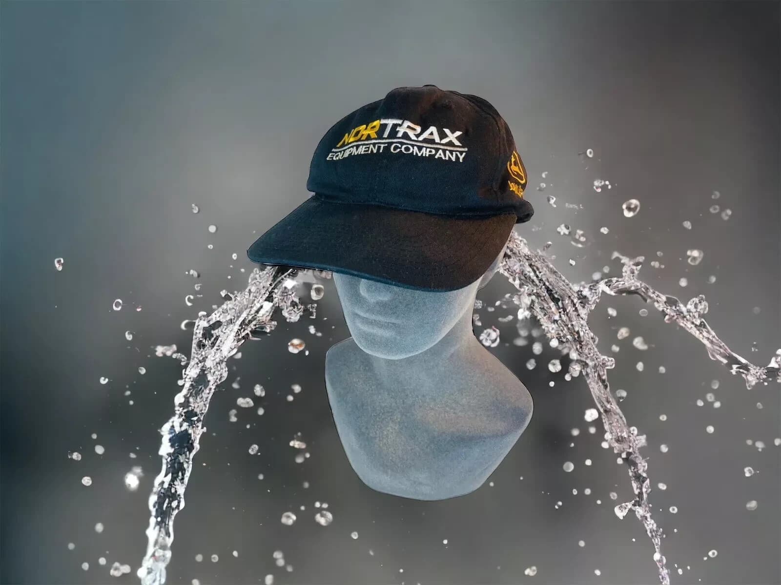 John Deere Nortrax Black Agriculture SnapBack Falcon Hat Adjustable Baseball Cap - Thumbnail 4