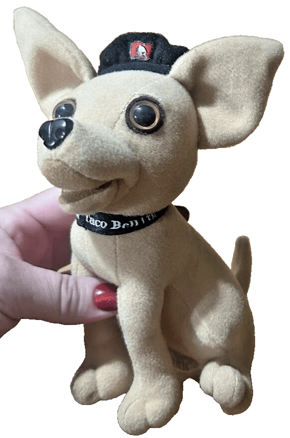 Vintage Taco Bell Chihuahua Plush Dogs Lot of 6 Yo Quiero Taco Bell ORIGINAL BAG - Thumbnail 2