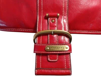 Red Rosetti Hand Bag - Thumbnail 5