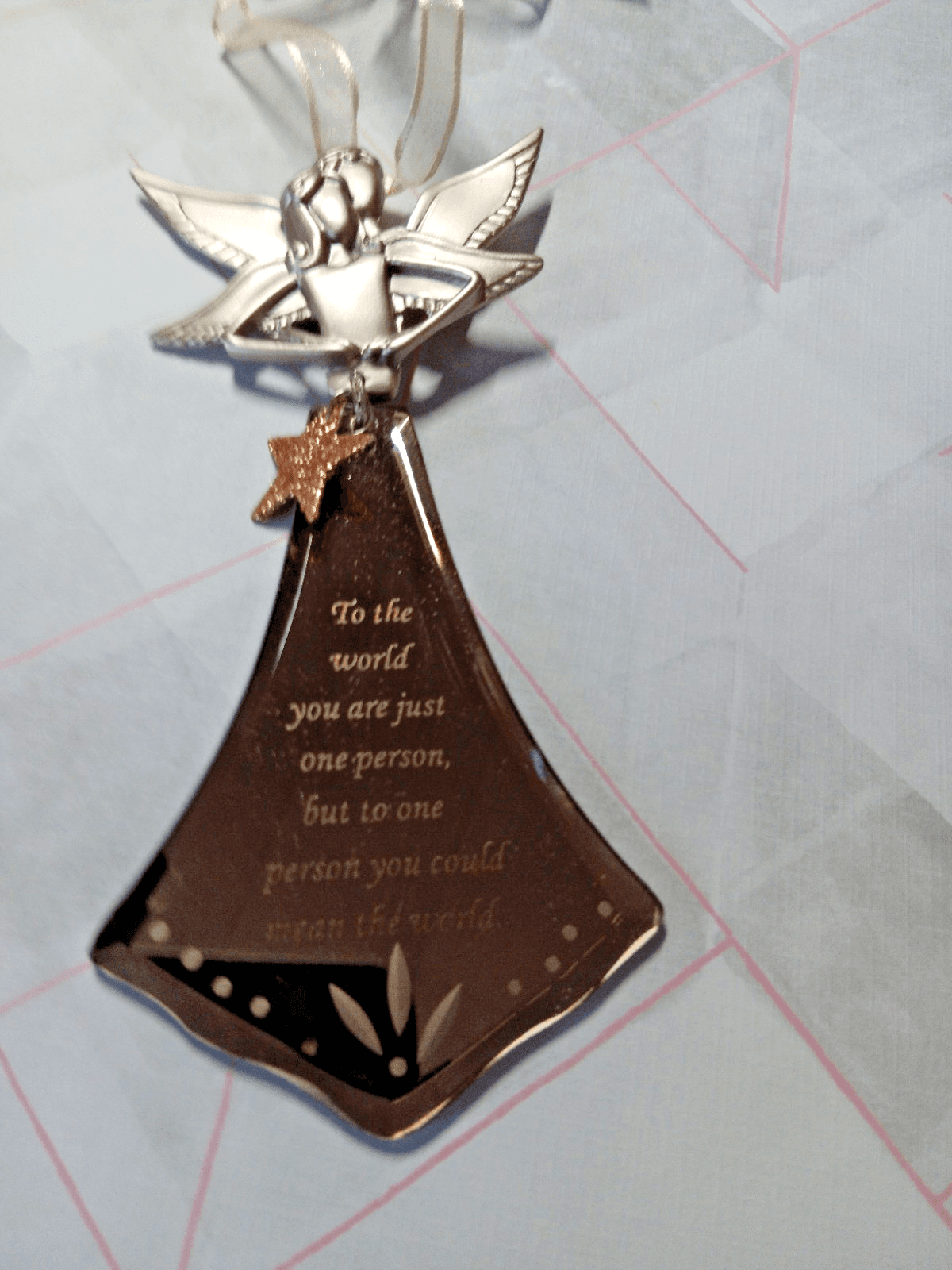 Angelic Reflections Mirrored Angels Ornament (Sentiment) - Thumbnail 4