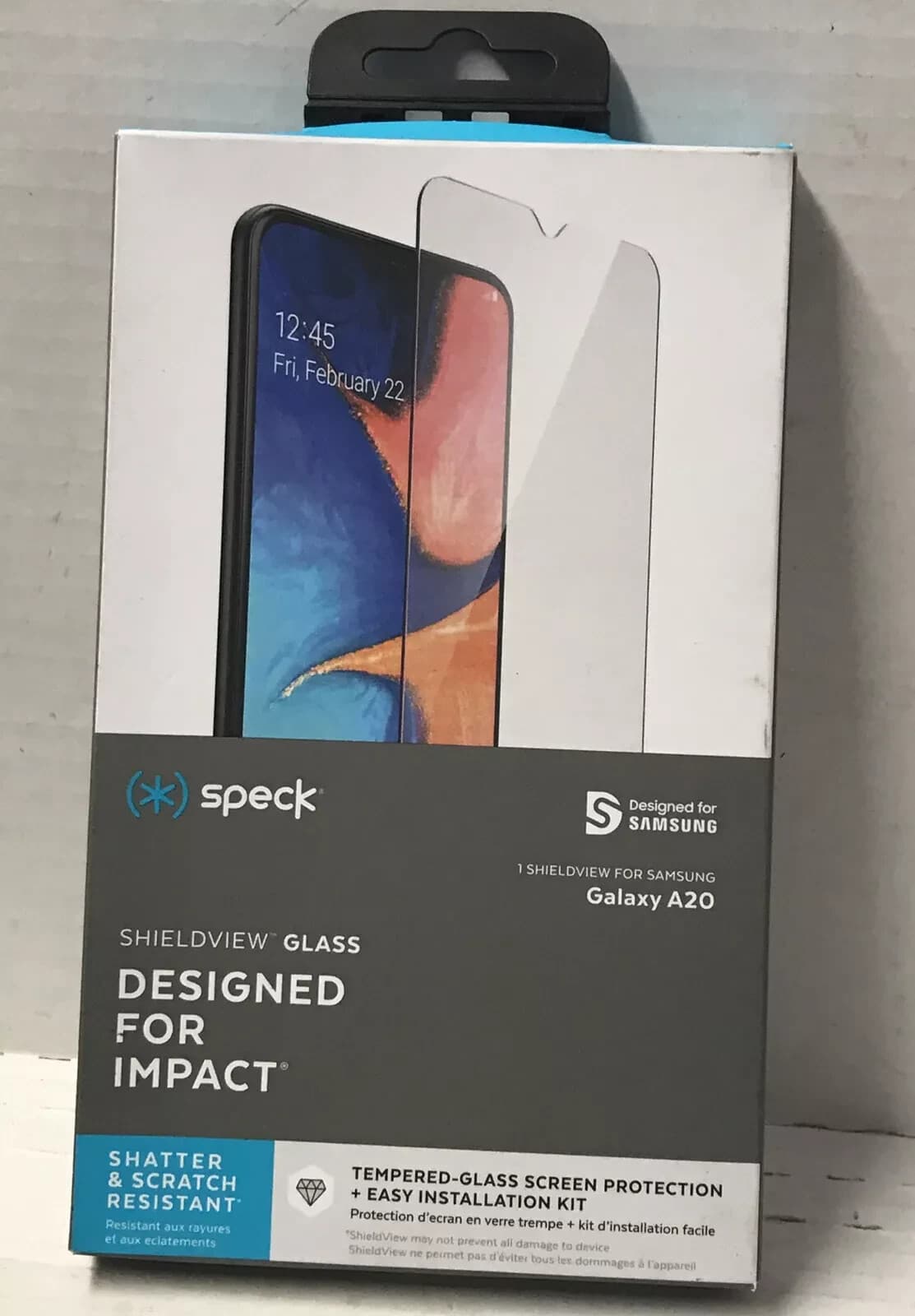 Speck Shieldview Samsung Galaxy A20 Tempered - Glass, New - Image 1