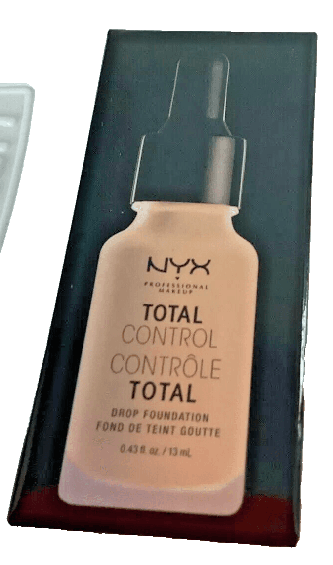 NYX Total Control Drop Foundation Professional Makeup TCDF03 Porcelain 0.43 oz - Image 1