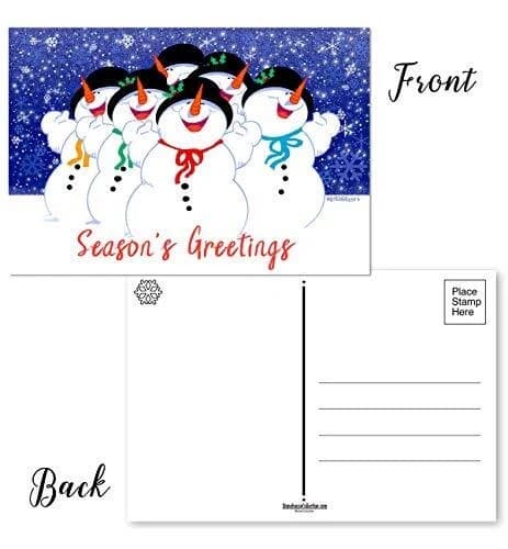 Holiday and Happy New Year Postcards - Bulk Postcards - Thumbnail 9