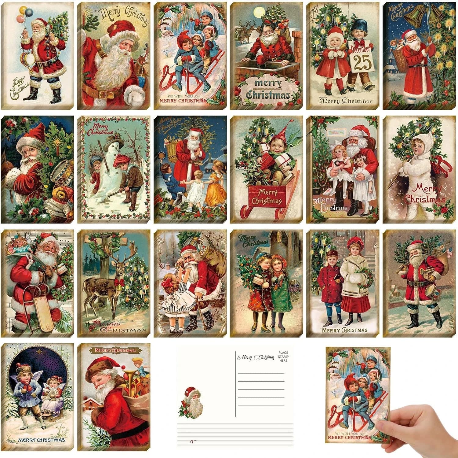 Holiday and Happy New Year Postcards - Bulk Postcards - Image 1