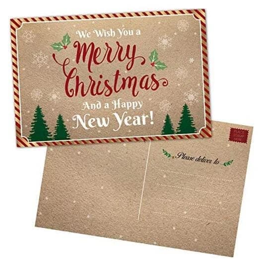 Holiday and Happy New Year Postcards - Bulk Postcards - Thumbnail 11