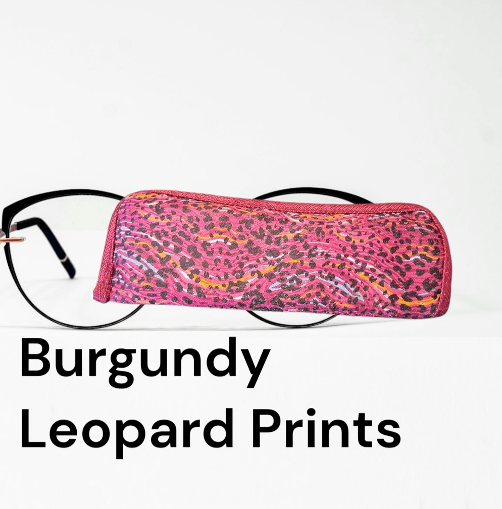 5 Slip in Eyeglasses Cases & 1 Hard Case, Gentle Reading Glass Pouch - Thumbnail 2