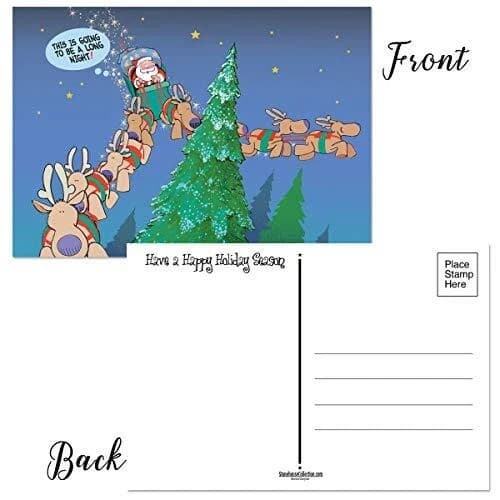Holiday and Happy New Year Postcards - Bulk Postcards - Thumbnail 7