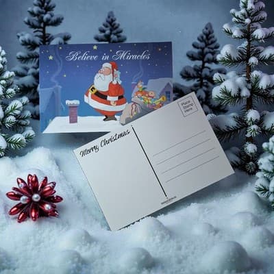 Holiday and Happy New Year Postcards - Bulk Postcards - Thumbnail 14