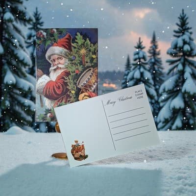 Holiday and Happy New Year Postcards - Bulk Postcards - Thumbnail 15