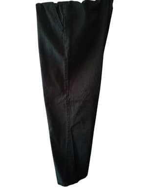 Floral Pink and Cream Women's Top size L - W/ Size 10 Forest Green Pants - Thumbnail 4