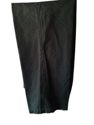 Floral Pink and Cream Women's Top size L - W/ Size 10 Forest Green Pants - Thumbnail 5