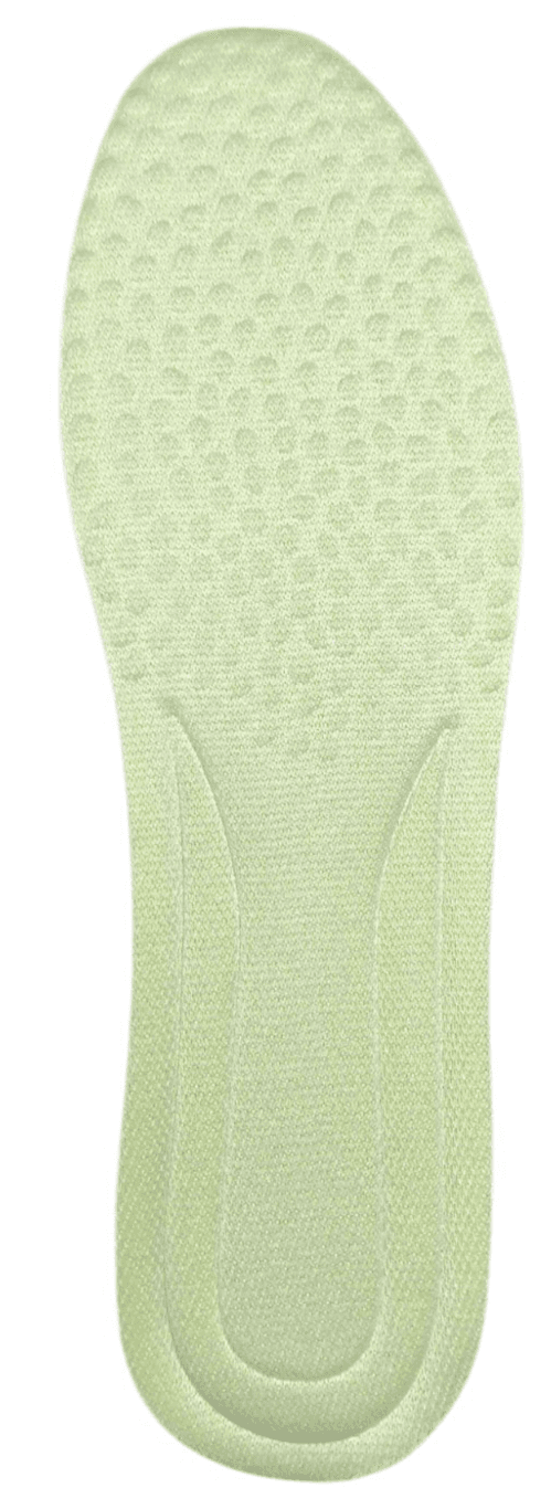 Responsive Foam Shoe Insert Fit Shoe Size 41/42 (Ladies Sz. 8) Green Gray 1 Pair - Thumbnail 5