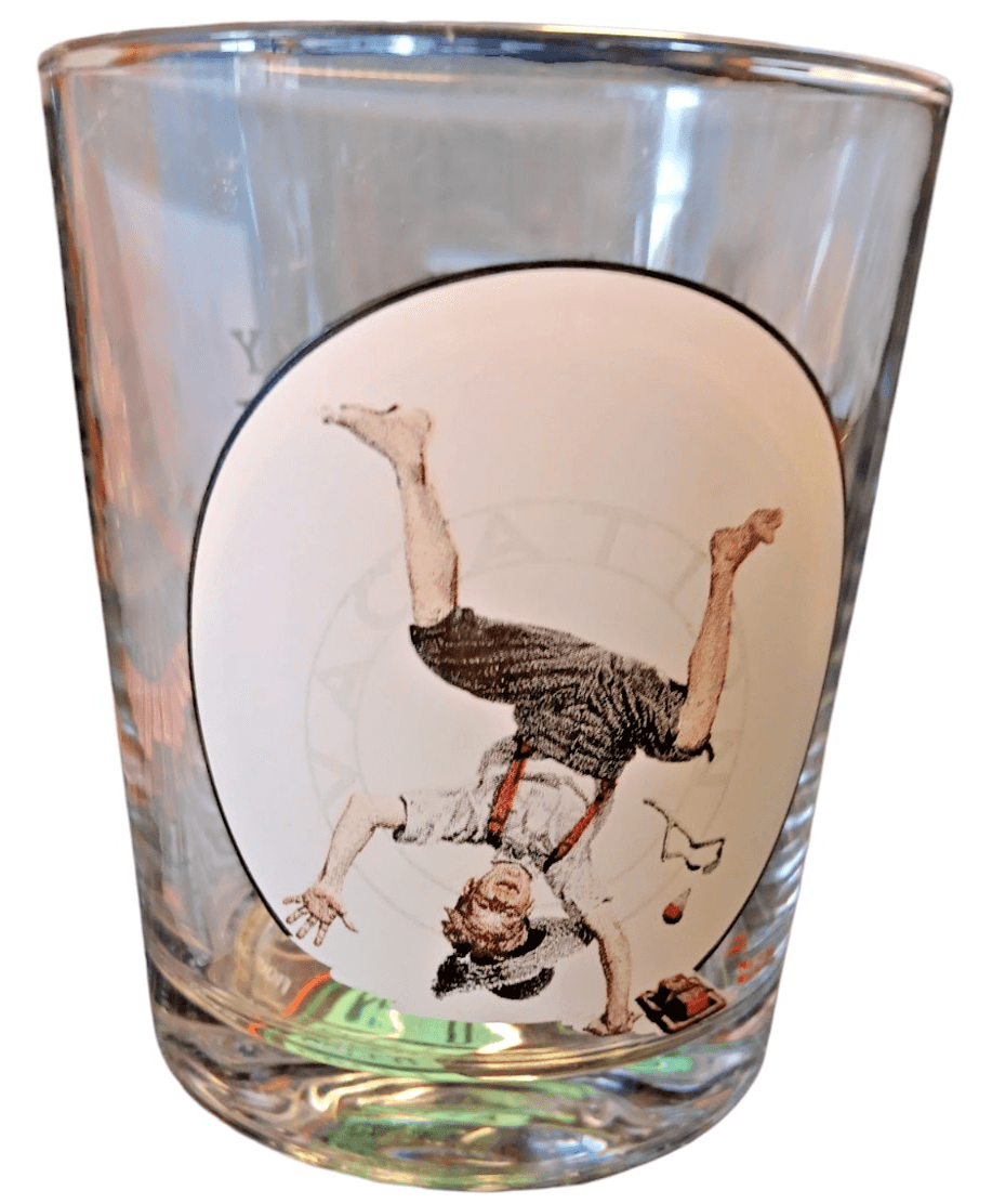 The Saturday Evening Post Vintage Glassware Set Norman Rockwell, Lot 3 Glasses - Thumbnail 3
