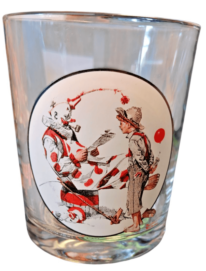 The Saturday Evening Post Vintage Glassware Set Norman Rockwell, Lot 3 Glasses - Thumbnail 4