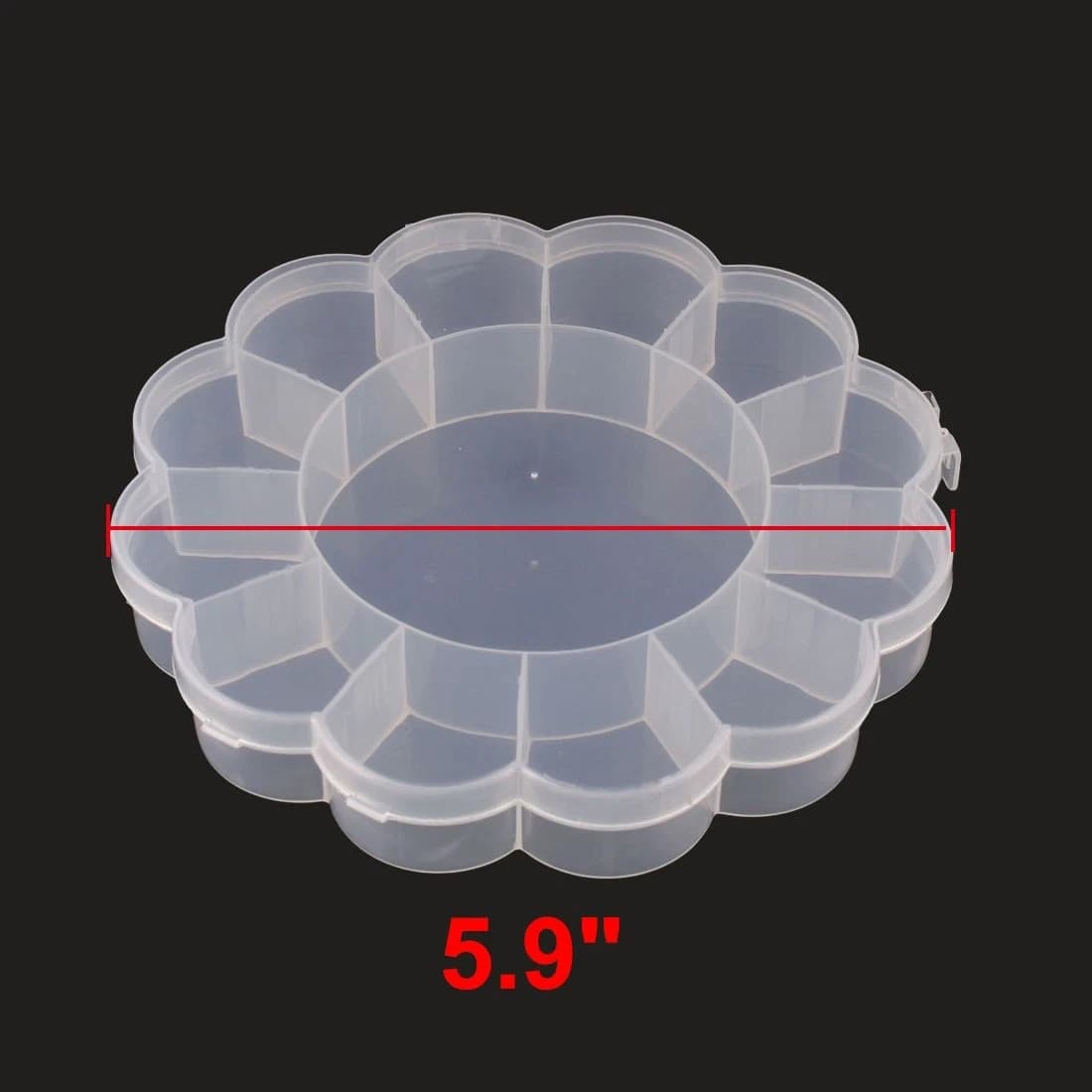 Flower Shape 13 Compartments Also a 6 Compartment Octagon Shape containers - Thumbnail 2