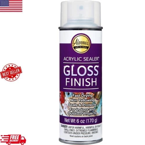 26412 Spray Gloss Finish, 6 Oz Acrylic Sealer, Original Version - Image 1