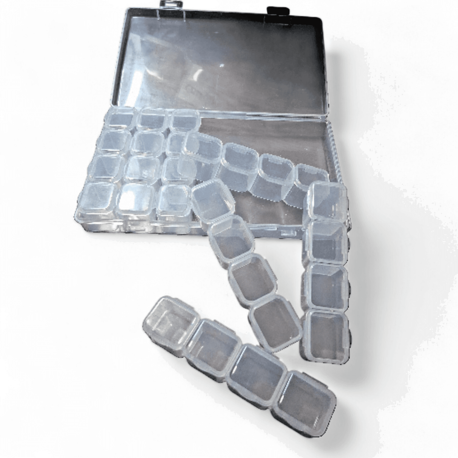 28 Grids Diamond Painting Rhinestone Storage Box Jewelry Bead Plastic Organizer - Thumbnail 3