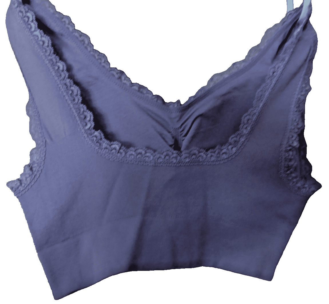 Cuttos Bralette Lace Accent Padded Size Large NEW - Thumbnail 3