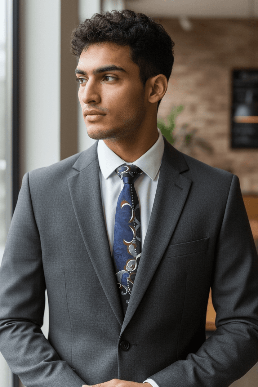 LOT (8) 100% Silk Men’s Ties Dress, Professional, Powerful Statement Ties - Thumbnail 7