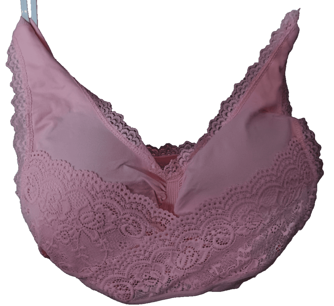 Cuttos Bralette Lace Accent Padded Size Large NEW - Thumbnail 2