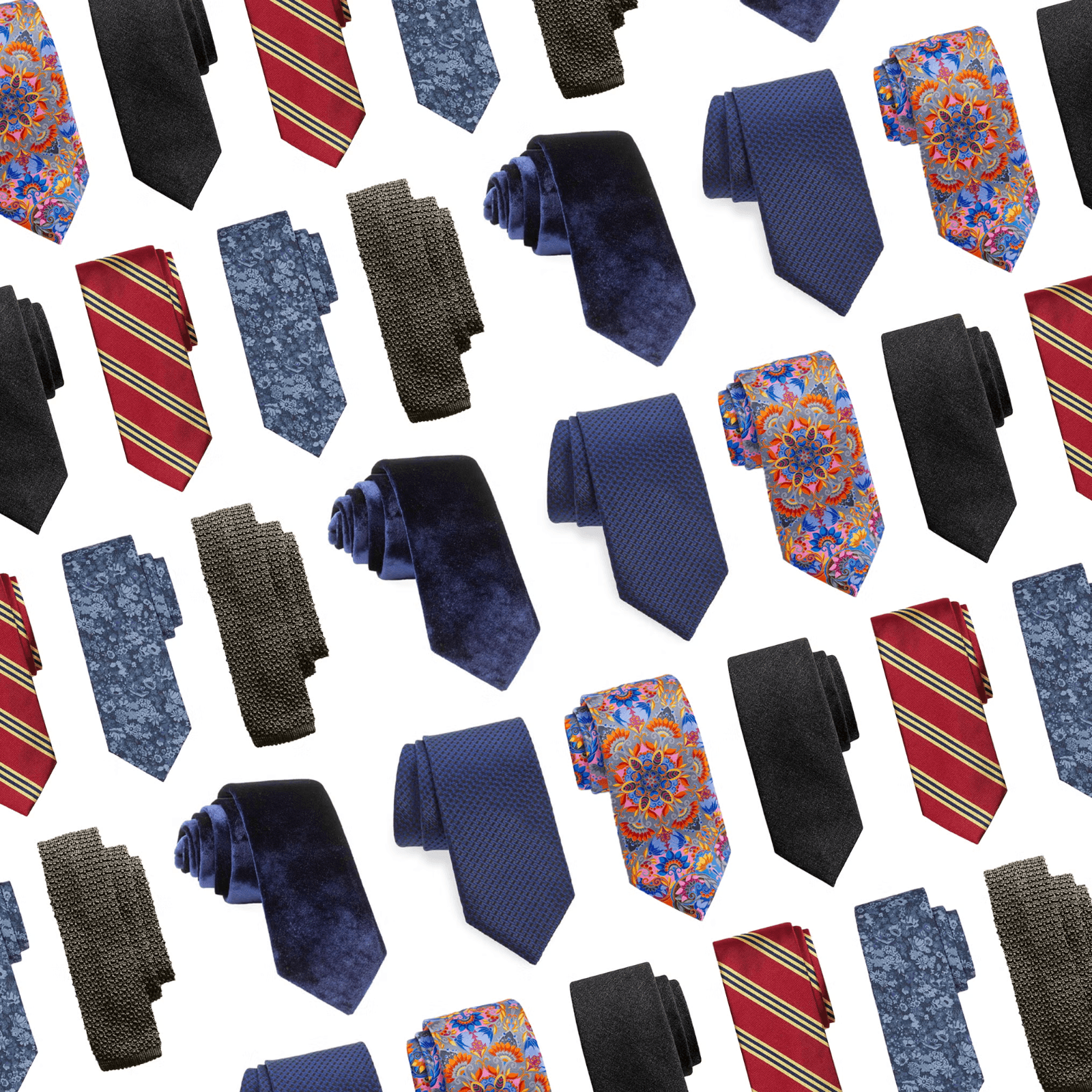 LOT (8) 100% Silk Men’s Ties Dress, Professional, Powerful Statement Ties - Image 1