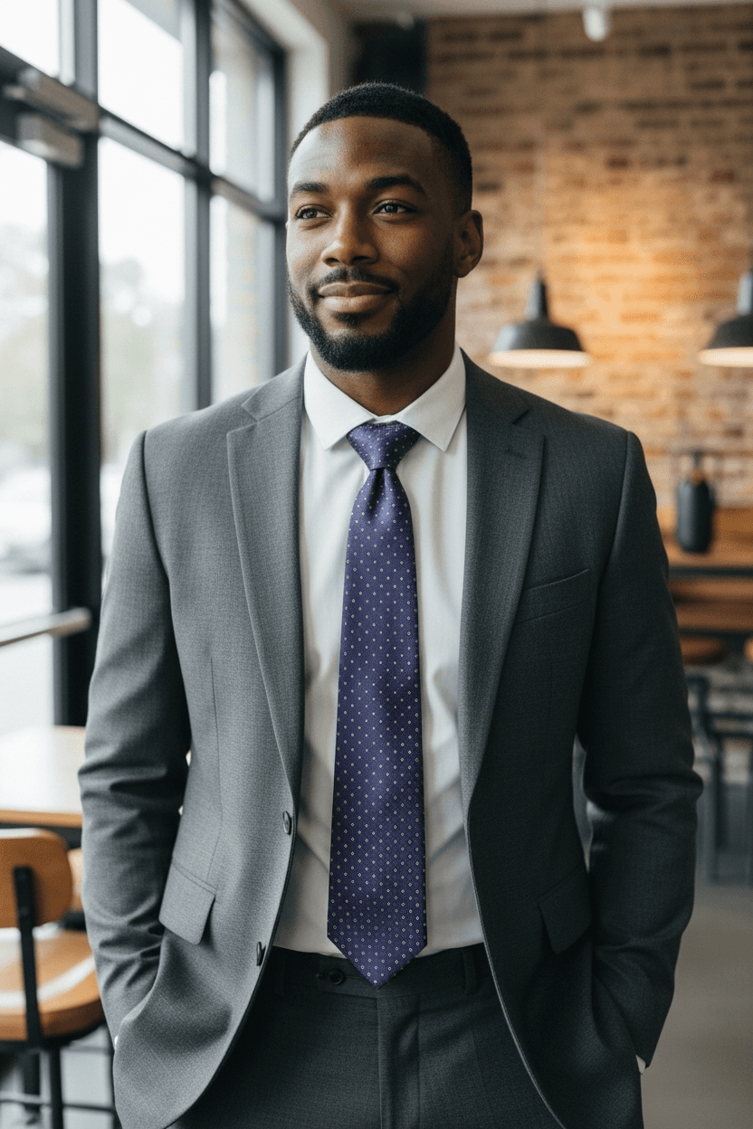 LOT (8) 100% Silk Men’s Ties Dress, Professional, Powerful Statement Ties - Thumbnail 2