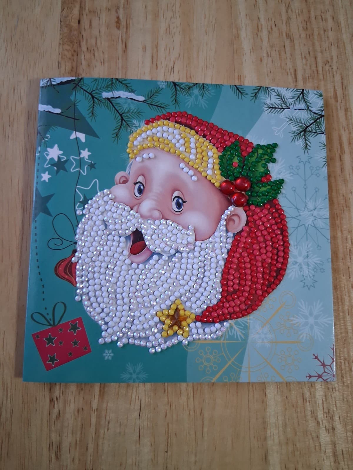 Hand Made Diamond Painting Completed Christmas Cards (NEW) - Thumbnail 3