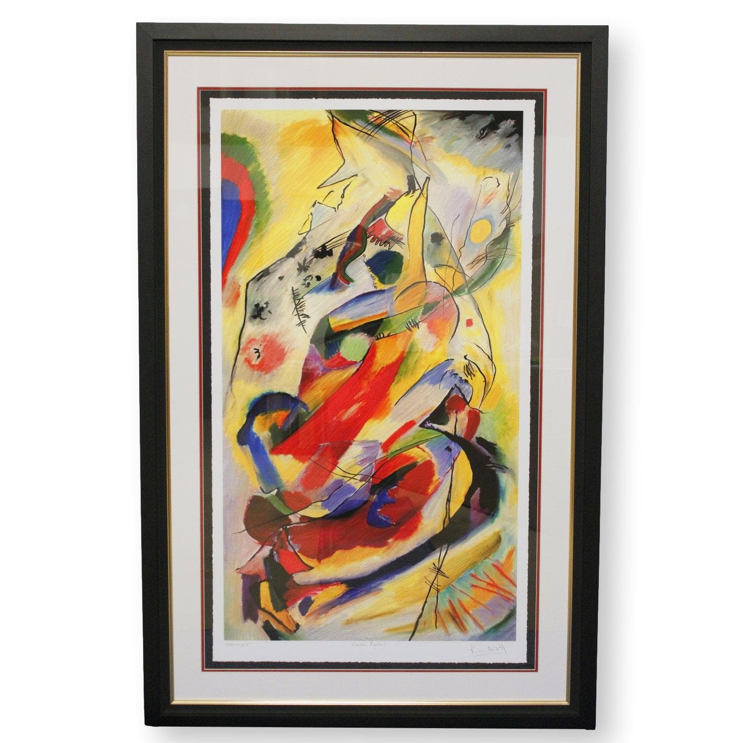 Gallery Framed Art Print 'Painting Number 200' By Kandinsky - Image 1