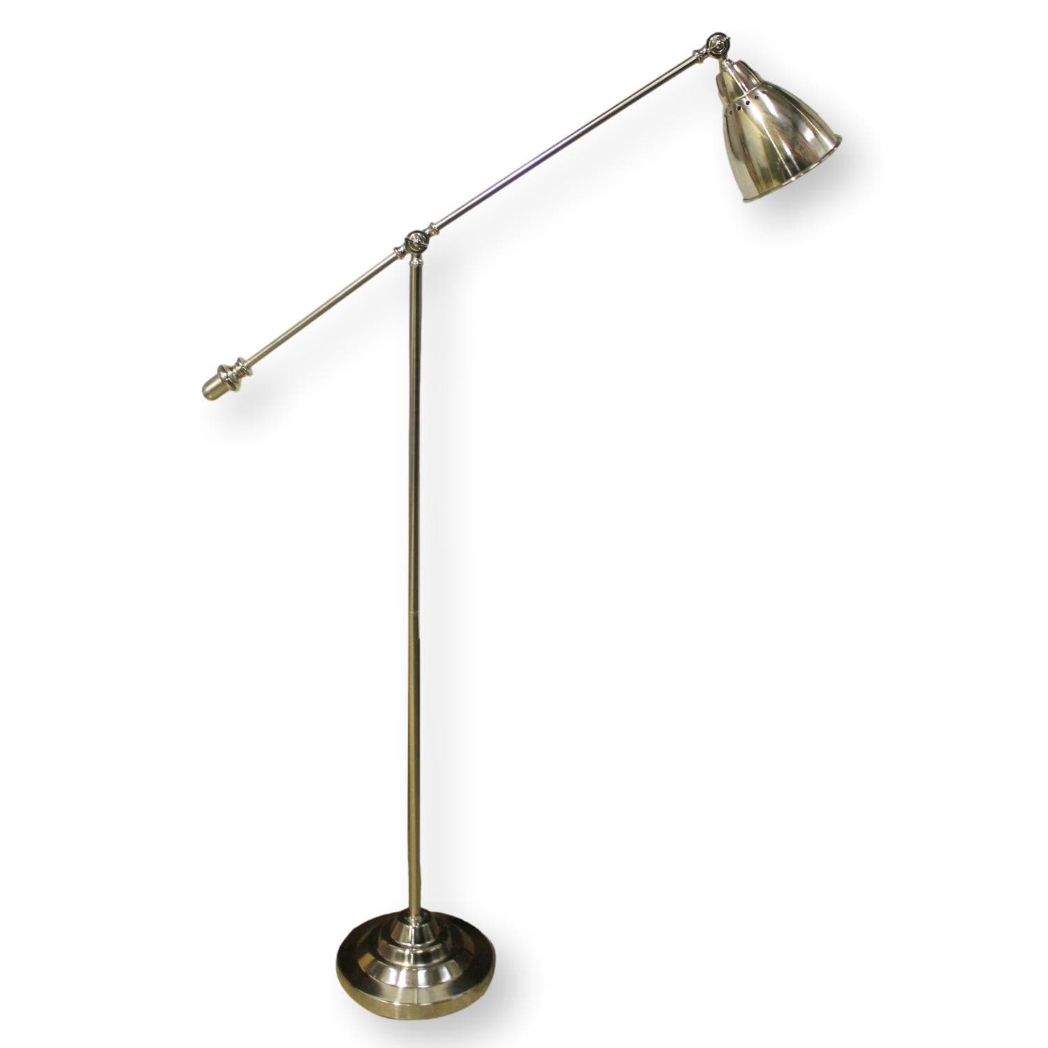 Chrome Articulated Floor Lamp - Image 1