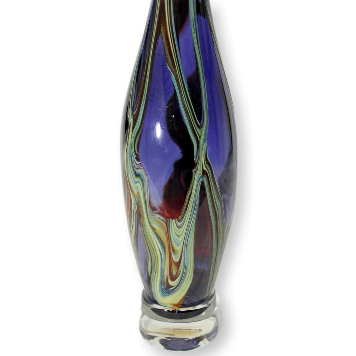 Victor Chiarizia 'Alto Swan' Art Glass Vase - Thumbnail 2