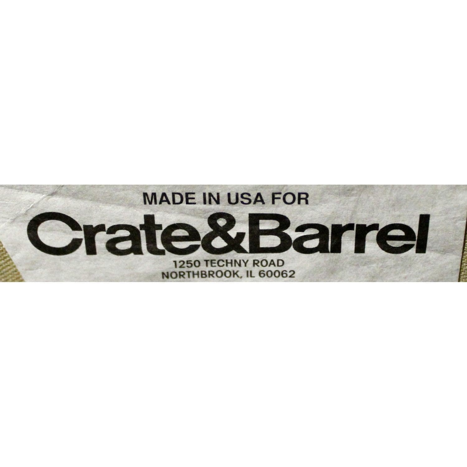Crate & Barrel Cinnamon Bench Seat Sofa - Brown - Thumbnail 4