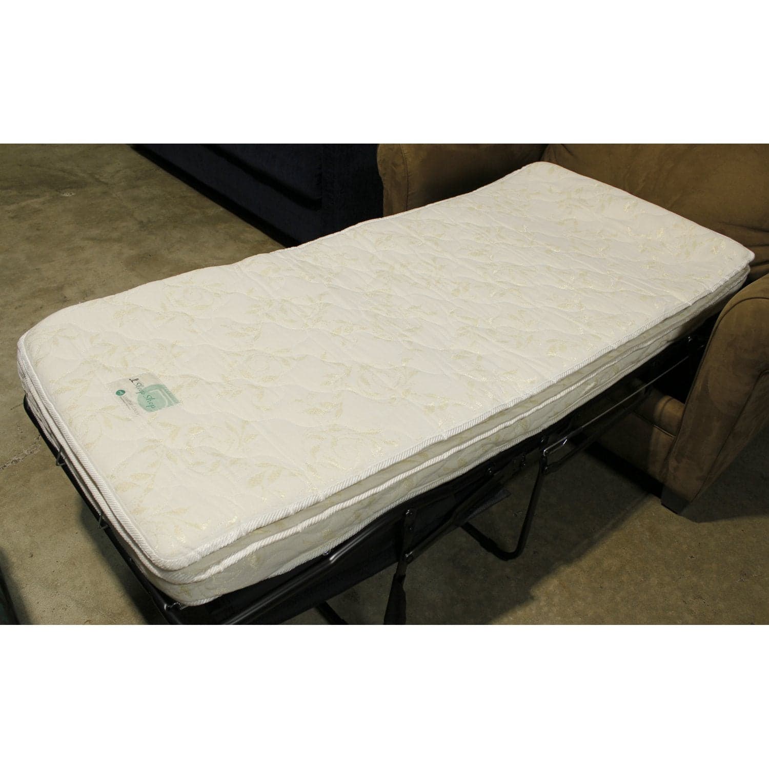 Johnathan Louis Brown Twin Size Sleeper Loveseat - Brown - Thumbnail 6