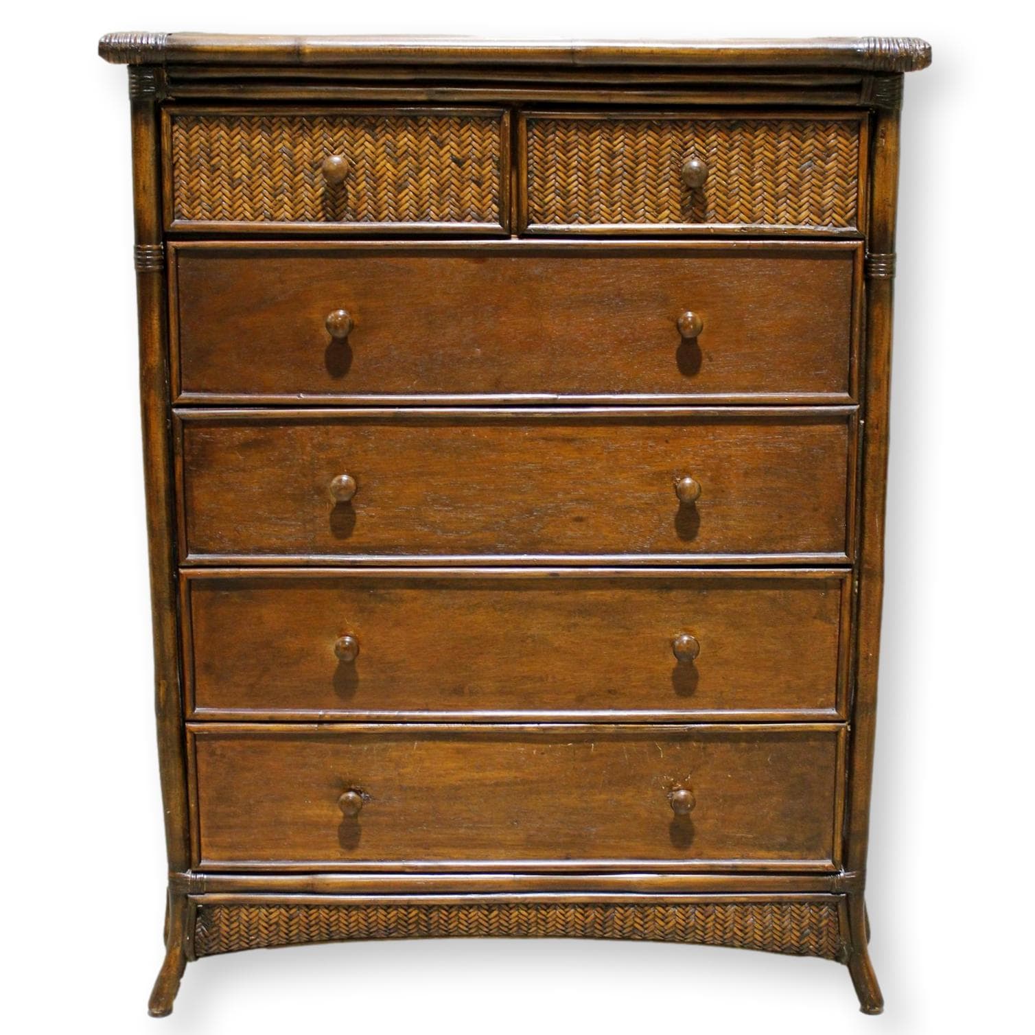 Rattan Chest of Drawers - Image 1
