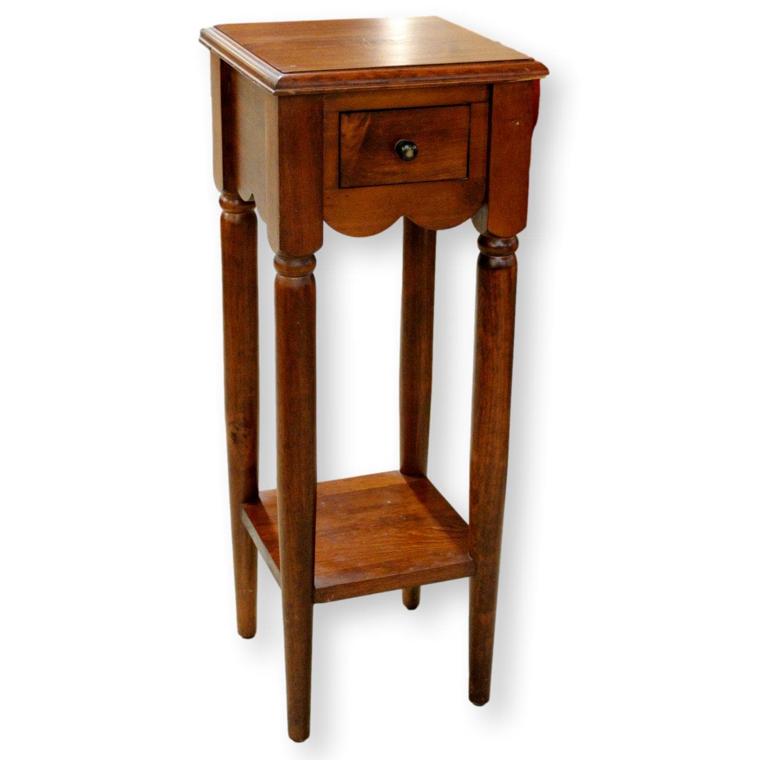 Pier 1 Imports Plant Stand w/Drawer - Image 1