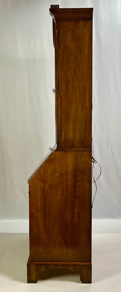 Vintage White Fine Furniture Chippendale Style Secretary Desk - Thumbnail 9