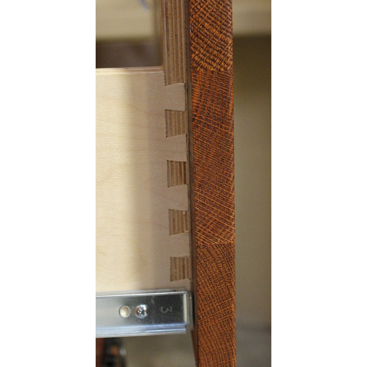 Aspen Furniture 4 Drawer Oak File Cabinet - Thumbnail 4