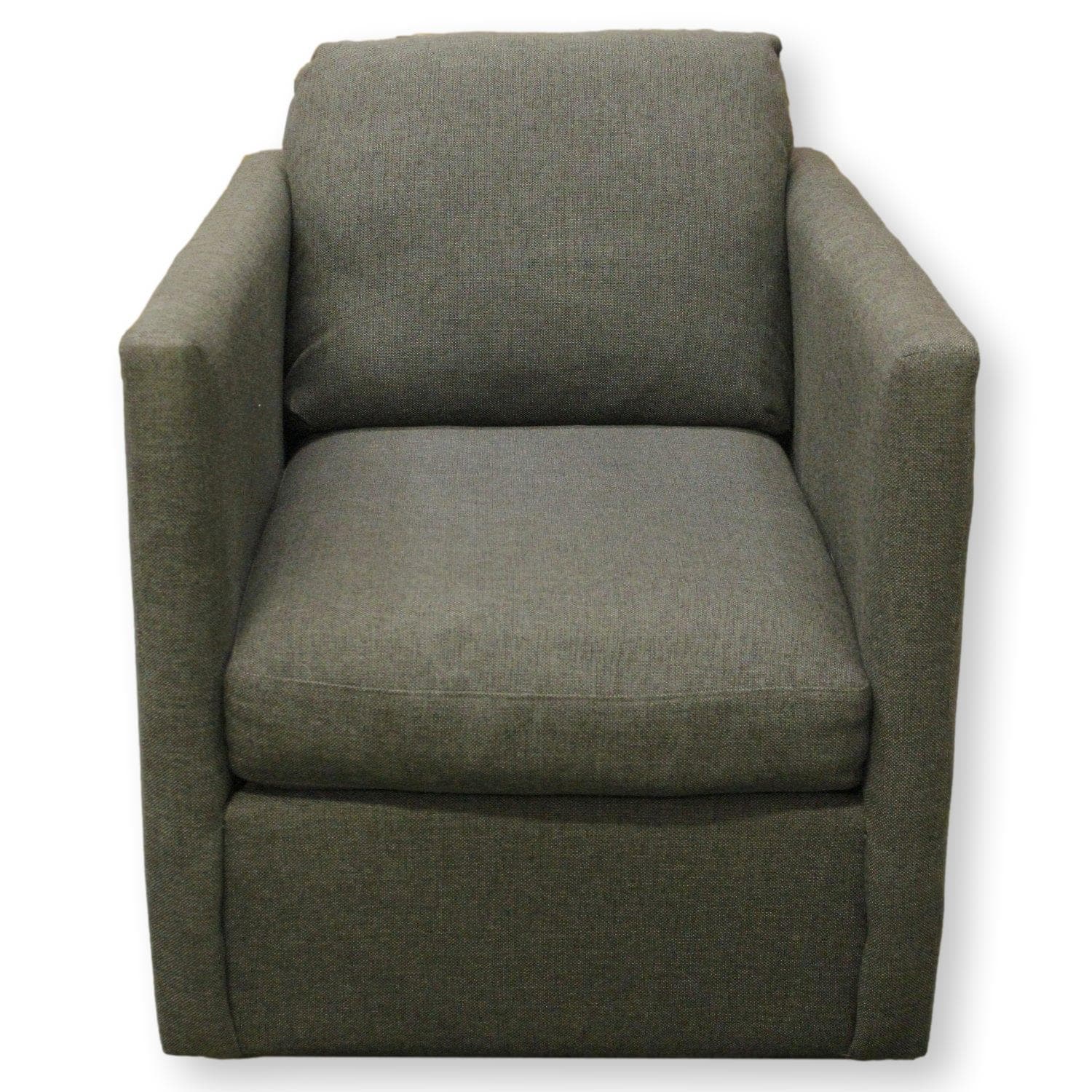 Bassett Gray Swivel Chair - Gray - Image 1