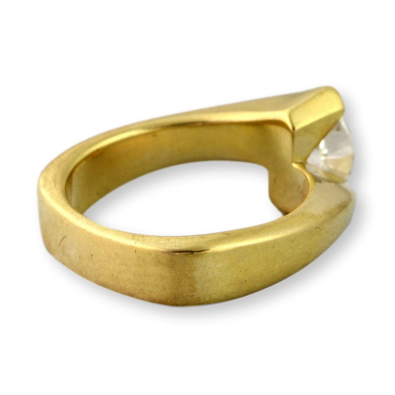 0.96ct Marquise Diamond Ring in 18K Yellow Gold – G VS2 IGI Graded, Custom Mounting - Size 6.75 - Thumbnail 4