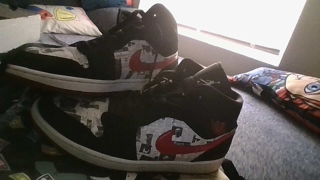 Air Jordan 1 Mid SE 'Newspaper Air Times' | Black  Men size 13