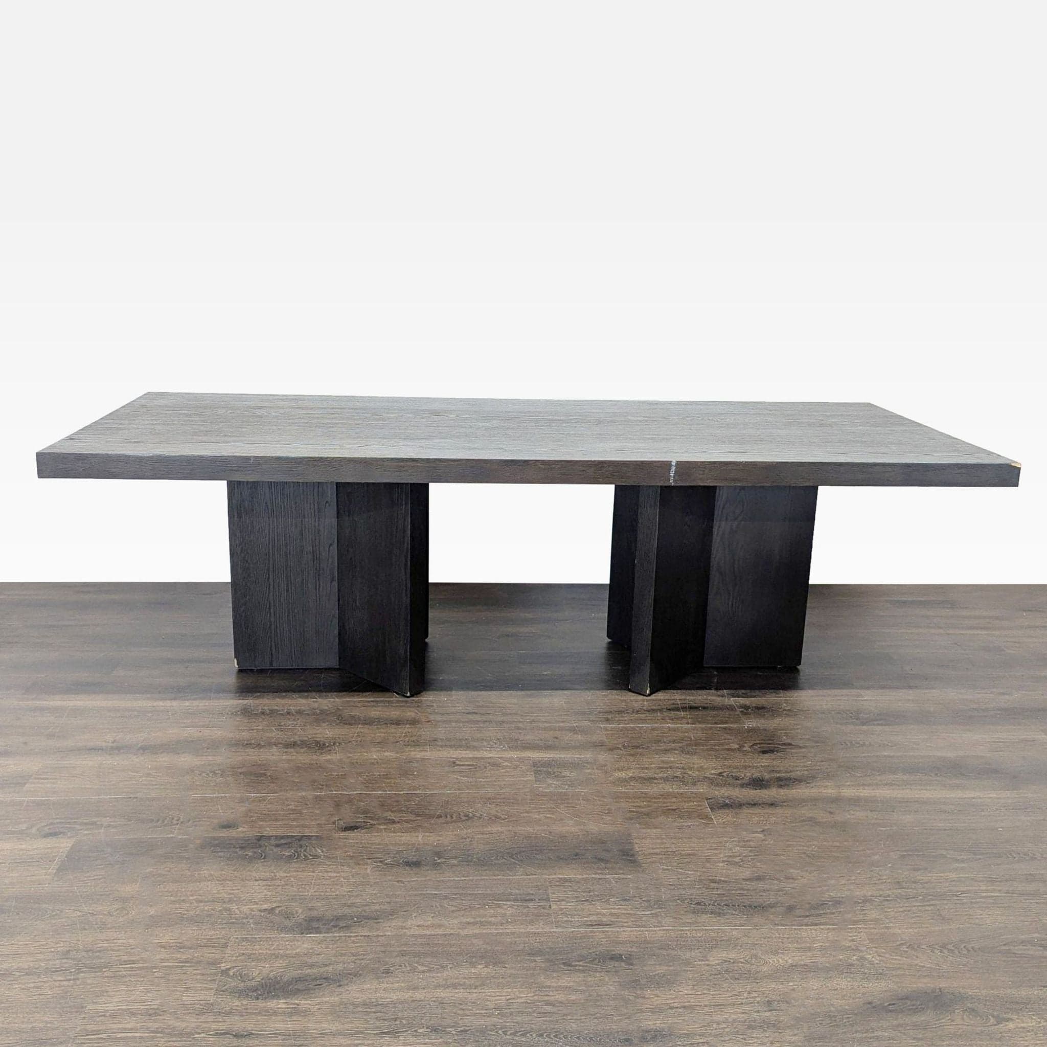 Restoration Hardware Rectangular Wood Dining Table - Thumbnail 4