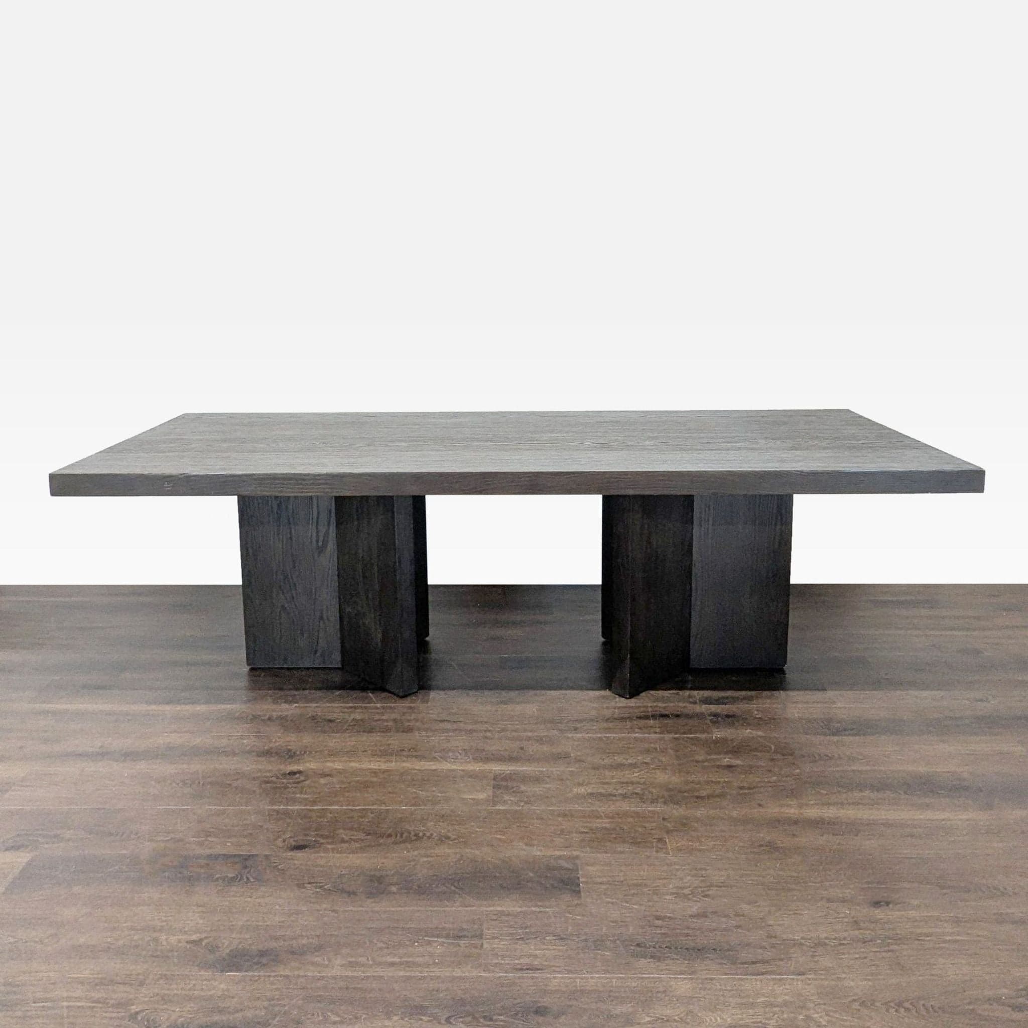 Restoration Hardware Rectangular Wood Dining Table - Image 1