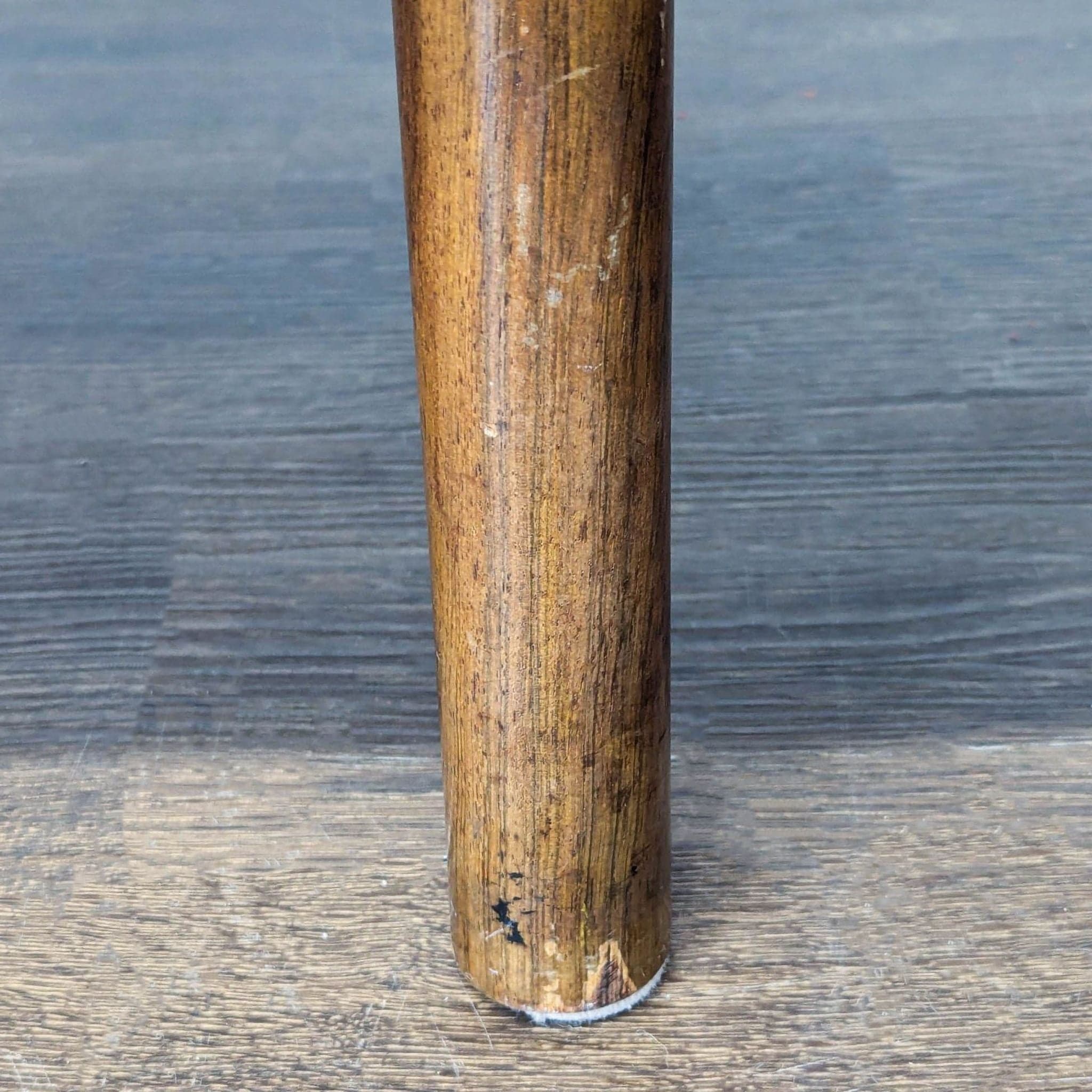 Vintage Rosewood Dining Table with Wood Base - Thumbnail 5