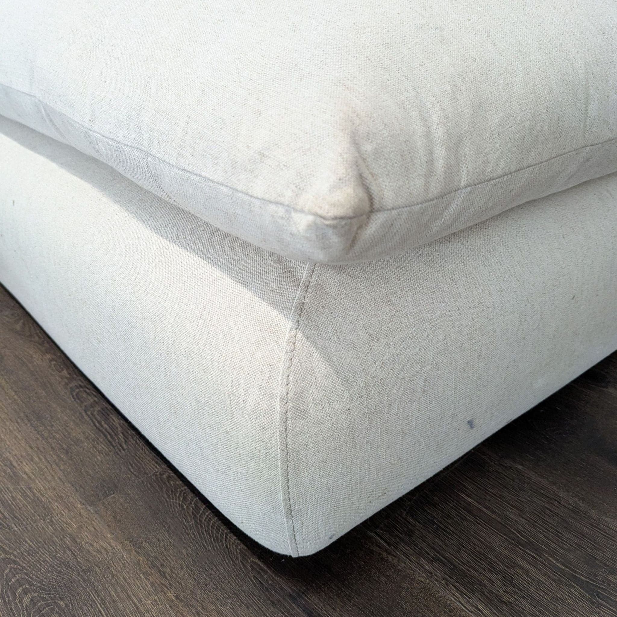 Crate & Barrel Unwind Modern Beige Sectional Sofa - Spacious and Comfy - Thumbnail 4