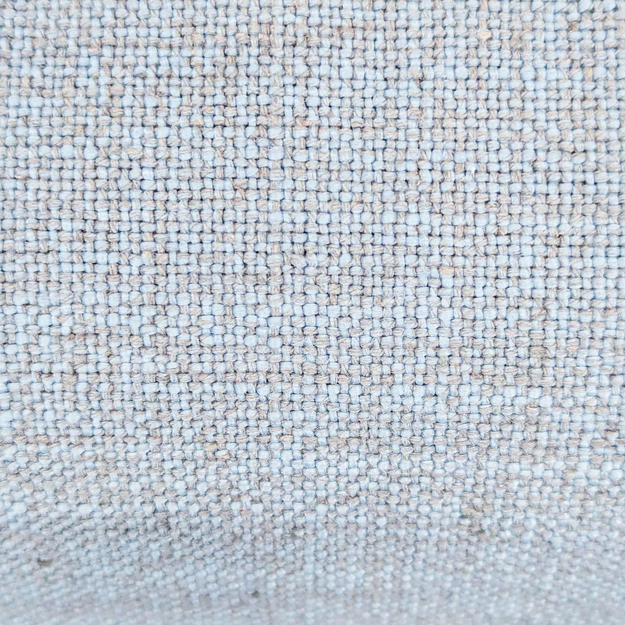 West Elm Elton Tufted Light Blue Lounge Chair with Dark Wood Legs - Thumbnail 8